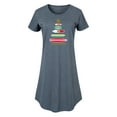 thumbnail image 1 of Instant Message - Sea Suns Geetings Surfboard Tree Christmas - Women's Any Way Dress, 1 of 6