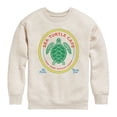 thumbnail image 1 of Instant Message - Sea Turtle Cafe Graphic Long Sleeve Fleece Sweatshirt, 1 of 5