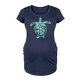 thumbnail image 1 of Instant Message - Sea Turtle Illustration - Maternity Scoop Neck Tee, 1 of 5