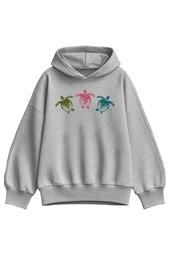 - Sea Turtles - Women's Oversized Fleece Hoodie Sweatshirt