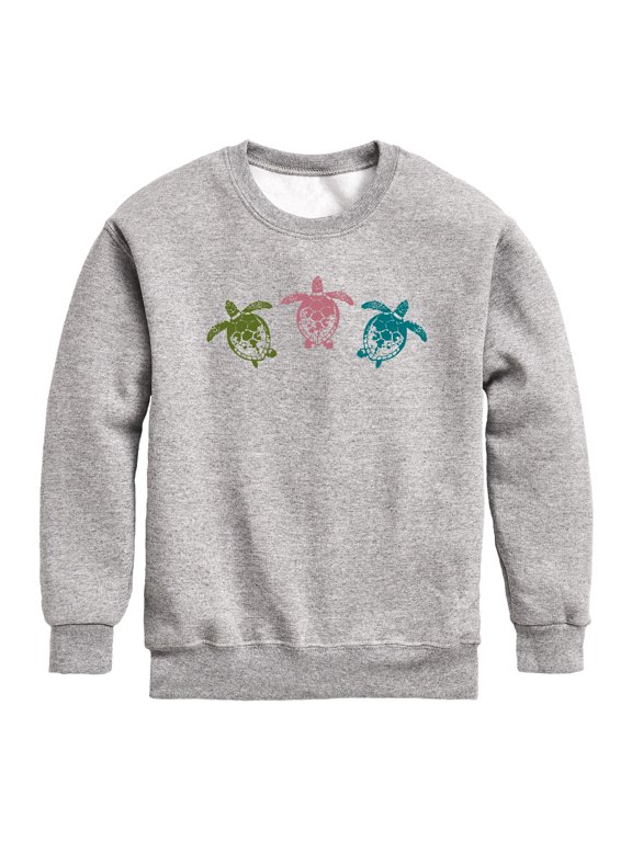 - Sea Turtles Boys' Graphic Long Sleeve Fleece Sweatshirt