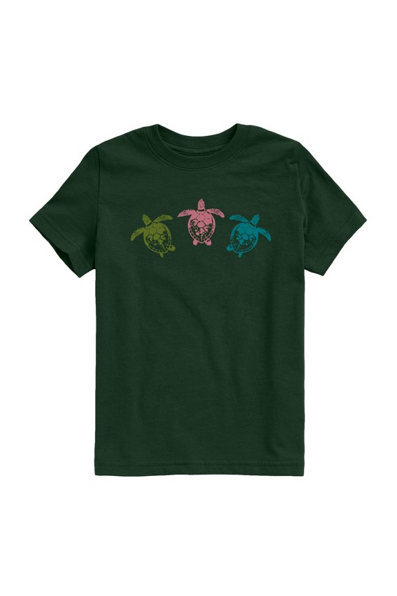 - Sea Turtles - Youth Boys Short Sleeve Graphic T-Shirt