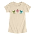thumbnail image 1 of Instant Message - Sea Turtles - Youth Girls Fitted Short Sleeve T-Shirt, 1 of 5