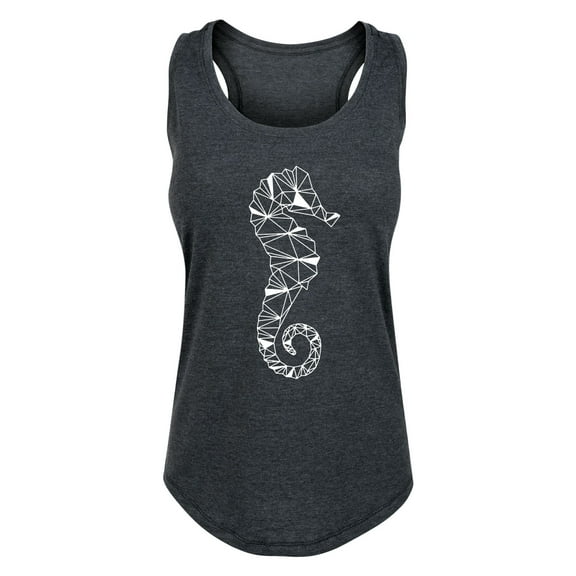 Instant Message - Seahorse Geometric - Women's Racerback Tank