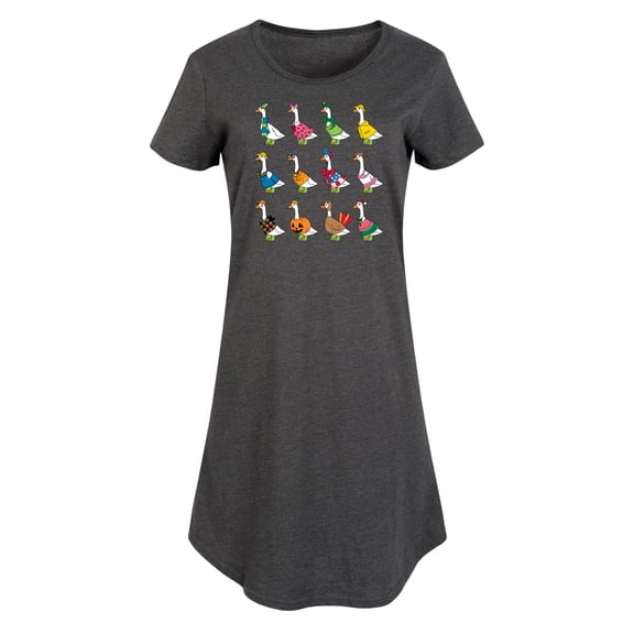 Instant Message - Seasonal Geese - Women's Any Way Dress