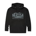 thumbnail image 1 of Instant Message - Seattle  - Men's Pullover Hooded Fleece Sweatshirt, 1 of 6