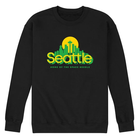 Instant Message - Seattle Washington Graphic Fleece Sweatshirt