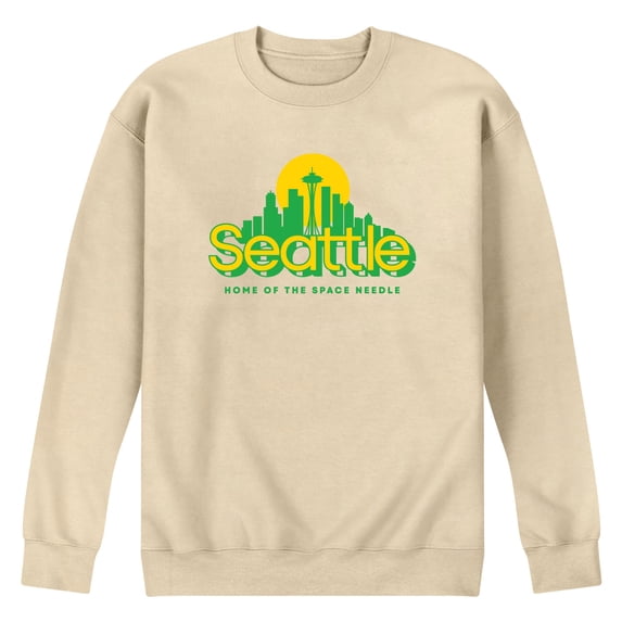 Instant Message - Seattle Washington Graphic Fleece Sweatshirt