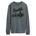 thumbnail image 1 of Instant Message - Seattle Washington - Men's Long Sleeve T-Shirt, 1 of 6