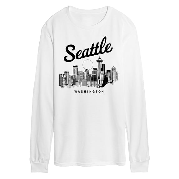 Instant Message - Seattle Washington - Men's Long Sleeve T-Shirt