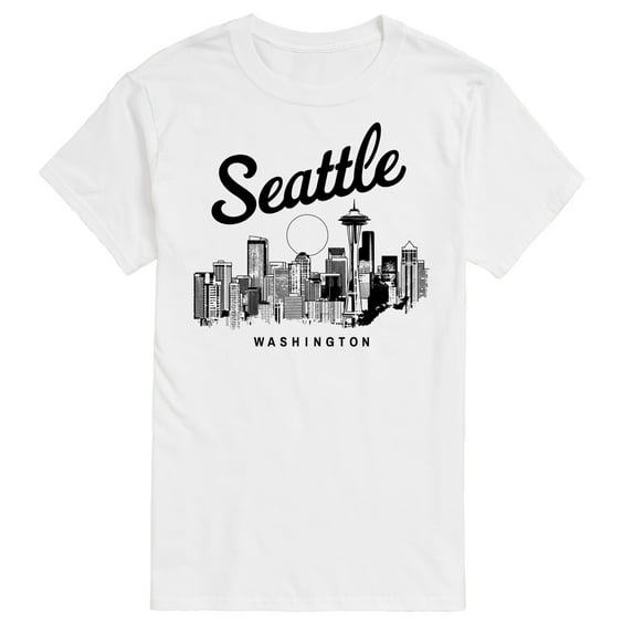 Instant Message - Seattle Washington - Men's Short Sleeve Graphic T-Shirt