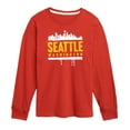 thumbnail image 1 of Instant Message - Seattle, Washington - Toddler & Youth Long Sleeve Graphic T-Shirt, 1 of 6