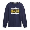 thumbnail image 1 of Instant Message - Seattle, Washington - Toddler & Youth Long Sleeve Graphic T-Shirt, 1 of 6