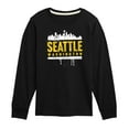 thumbnail image 1 of Instant Message - Seattle, Washington - Toddler & Youth Long Sleeve Graphic T-Shirt, 1 of 6