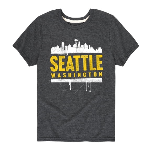 Instant Message - Seattle, Washington Boys' Short Sleeve Graphic T-Shirt