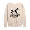 thumbnail image 1 of Instant Message - Seattle Washington - Women's Lightweight French Terry Long Sleeve Shirt, 1 of 6
