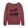 thumbnail image 1 of Instant Message - Seattle Washington - Women's Lightweight French Terry Long Sleeve Shirt, 1 of 6