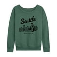 thumbnail image 1 of Instant Message - Seattle Washington - Women's Lightweight French Terry Long Sleeve Shirt, 1 of 6