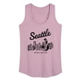 thumbnail image 1 of Instant Message - Seattle Washington - Women's Racerback Tank Top, 1 of 6