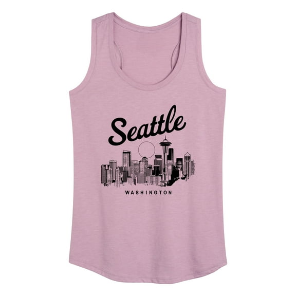 Instant Message - Seattle Washington - Women's Racerback Tank Top