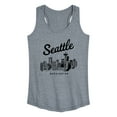 thumbnail image 1 of Instant Message - Seattle Washington - Women's Racerback Tank Top, 1 of 6