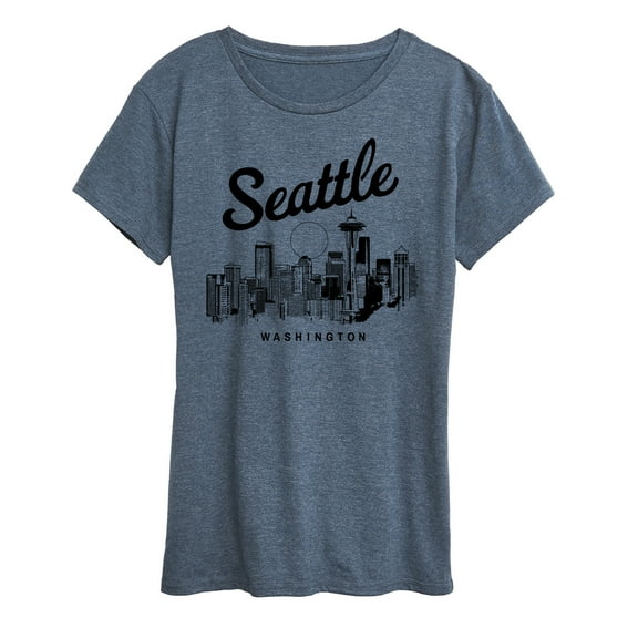 Instant Message - Seattle Washington -Women's Short Sleeve Graphic T-Shirt