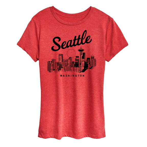 Instant Message - Seattle Washington -Women's Short Sleeve Graphic T-Shirt