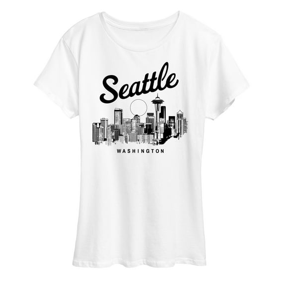Instant Message - Seattle Washington -Women's Short Sleeve Graphic T-Shirt