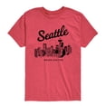 thumbnail image 1 of Instant Message - Seattle Washington Short Sleeve Graphic T-Shirt, 1 of 5