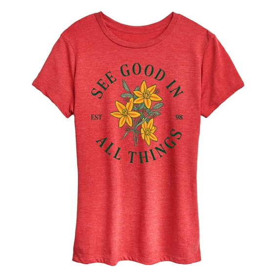 Instant Message - See Good In All Things - Women's Short Sleeve Graphic T-Shirt
