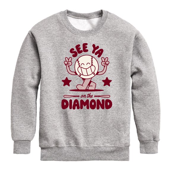 Instant Message - See Ya On The Diamond - Kids Crew Fleece