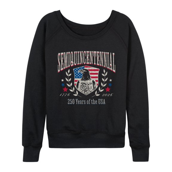 Instant Message - Semiquincentennial Collegiate - Women's French Terry Long Sleeve Pullover
