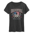 thumbnail image 1 of Instant Message - Semiquincentennial Collegiate - Women's Short Sleeve Graphic T-Shirt, 1 of 5