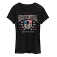 thumbnail image 1 of Instant Message - Semiquincentennial Collegiate - Women's Short Sleeve Graphic T-Shirt, 1 of 5