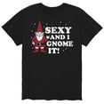 thumbnail image 1 of Instant Message - Sexy And I Gnome It - Men's Short Sleeve Graphic T-Shirt, 1 of 5
