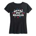 thumbnail image 1 of Instant Message - Shake Your Sparkler Patriotic Memorial Day - Women's Short Sleeve Graphic T-Shirt, 1 of 5