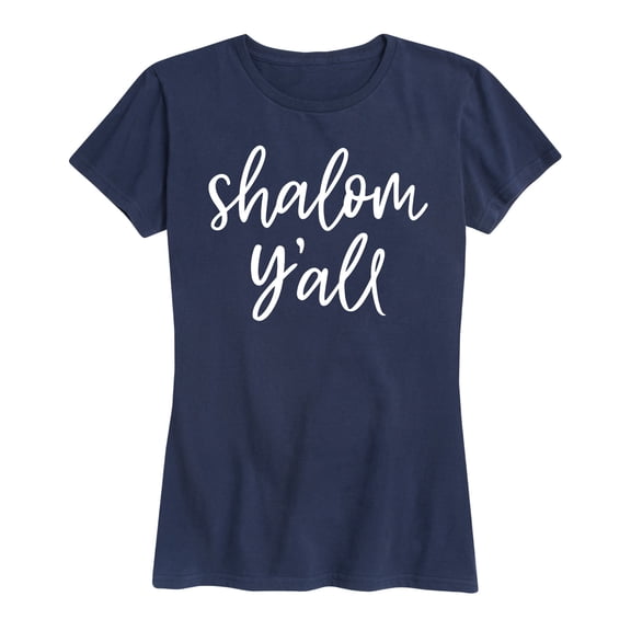 Instant Message - Shalom Y'all - Women's Short Sleeve Graphic T-Shirt