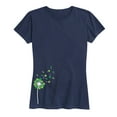 thumbnail image 1 of Instant Message - Shamrock Dandelion - Women's Short Sleeve Graphic T-Shirt, 1 of 5