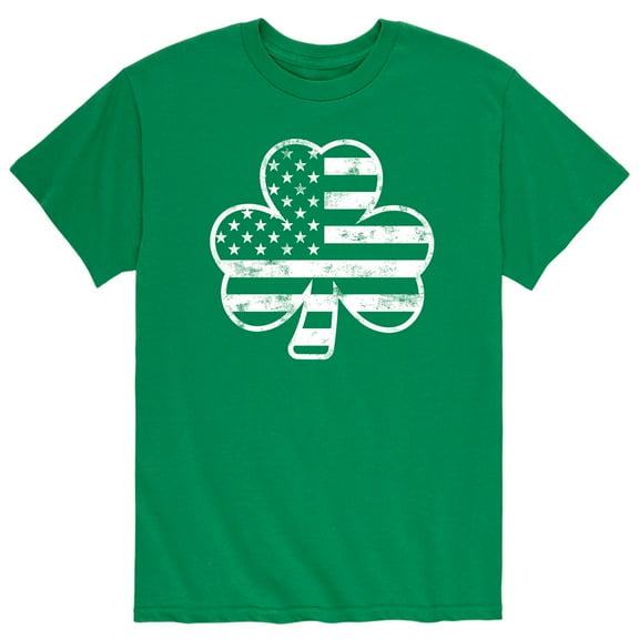 Instant Message - Shamrock Flag - Men's Short Sleeve Graphic T-Shirt