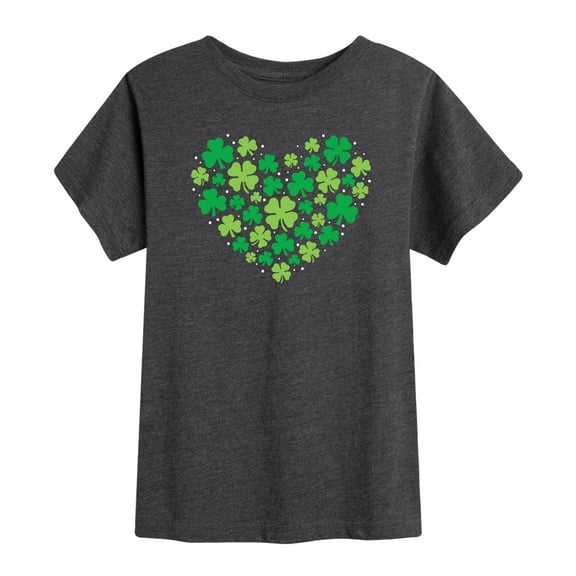 Instant Message - Shamrock Heart - Toddler Short Sleeve Tee