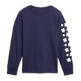 thumbnail image 1 of Instant Message - Shamrocks Trail White Long Sleeve Graphic T-Shirt, 1 of 6
