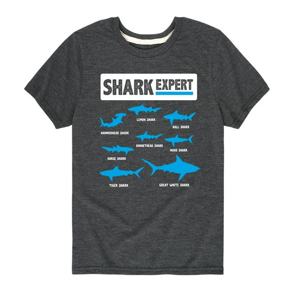Instant Message - Shark Expert - Toddler and Youth Short Sleeve T-Shirt