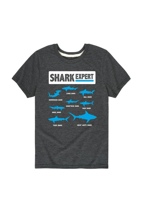 - Shark Expert - Toddler and Youth Short Sleeve T-Shirt