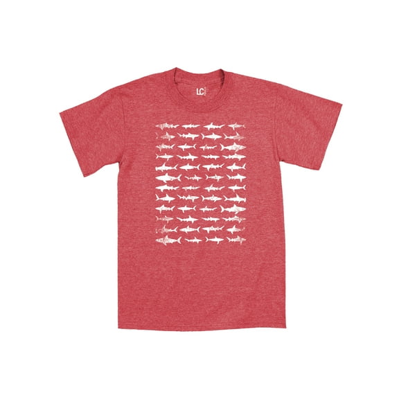 Instant Message - Shark Pattern Print Hammerhead Great White Animal Fashion Novelty - Mens T-Shirt