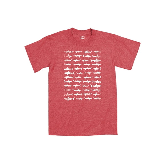 Instant Message - Shark Pattern Print Hammerhead Great White Animal Fashion Novelty - Mens T-Shirt