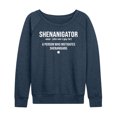 thumbnail image 1 of Instant Message - Shenanigator Definition - Women's Lightweight French Terry Long Sleeve Shirt, 1 of 6