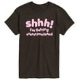 thumbnail image 1 of Instant Message - Shhh Overstimulated - Men's Short Sleeve Graphic T-Shirt, 1 of 4