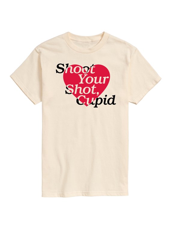 - Shoot Your Shot Cupid Men's Short Sleeve Graphic T-Shirt