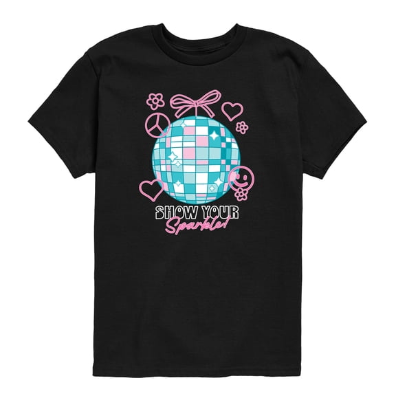 Instant Message - Show Your Sparkle Toddler Short Sleeve Graphic T-Shirt
