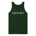 thumbnail image 1 of Instant Message - Silent But Dadly Graphic Tank Top, 1 of 4